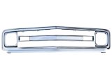 Brothers Trucks Grilles OGR6970 and Grille Inserts, Complete Grille Type, Outer Position, Stock Style, Aluminum, Chrome, without Chevrolet Letters, Chevrolet, GMC, Each thumbnail 2