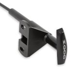 Brothers Trucks C/K Series Hood Release Cables 04-152 Cable, Black, Plastic Handle, Chevy, GMC, Each thumbnail 1
