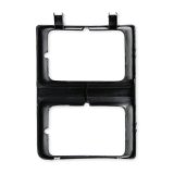 Brothers Trucks Headlight Bezels 04-472 Door, Driver Side, Models with Quad Headlights, Plastic, Dark Gray/Silver, Chevy, GMC, Each thumbnail 1