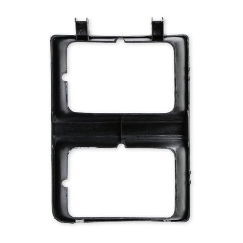 Brothers Trucks Headlight Bezels 04-472 Door, Driver Side, Models with Quad Headlights, Plastic, Dark Gray/Silver, Chevy, GMC, Each