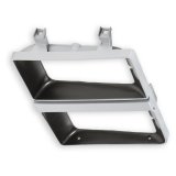 Brothers Trucks Headlight Bezels 04-472 Door, Driver Side, Models with Quad Headlights, Plastic, Dark Gray/Silver, Chevy, GMC, Each thumbnail 2