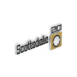 Brothers Trucks Emblems 04-556 Emblem, 1975-80 C/K Scottsdale20 Fndr Emblm Pair thumbnail 5