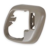 Brothers Trucks GMT400 Inside Door Handle Bezels 05-137 Interior Bezel, Beige, Plastic, Right, Passenger Side, Front, With Power Lock Hole, Each thumbnail 1