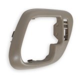 Brothers Trucks GMT400 Inside Door Handle Bezels 05-137 Interior Bezel, Beige, Plastic, Right, Passenger Side, Front, With Power Lock Hole, Each thumbnail 2