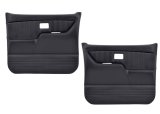 Brothers Trucks Custom Sport Door Panels QDP0080BLACK Panels, Sport, Full Coverage, Vinyl, Black with Black Stitching, Front, Chevrolet, GMC, Pair thumbnail 5