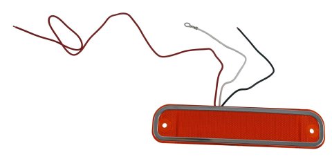 Brothers Trucks Side Marker Light Assemblies SMLD80A Assemblies, LED Lens Style, Rectangular, Amber Lens, Left or Right Side, Chevrolet, GMC, Each