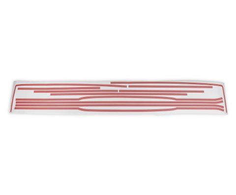 Brothers Trucks Stripe Kits 04-522 Vehicle Graphics, Break Stripes, Vermillion/Slate Gray, for Fenders, Tailgate, Doors, and All Bed Sides (Cut to Length), Chevy, GMC, Kit thumbnail 3