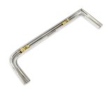 Brothers Trucks Grille Moldings 06-113 Moldings, Left Side Outer Position, Aluminum, Clearcoat, Chevrolet, GMC, Each thumbnail 2