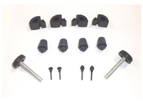 Brothers Trucks Rubber Bumper Kits RBK6063 Body Component Bump Stops, Rubber, Black, Includes Bumpers for Hood, Doors, Glove Box, Ashtray, and Tailgate, Chevrolet, GMC, Kit