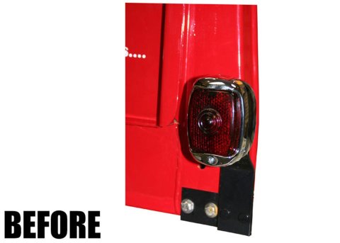 Brothers Trucks Custom Tail Lamp Brackets CTLB300 Taillight Components, Brackets, Mount Type, Requires the Use of 2 Right Side Taillights, Stepside Only, Chevrolet, GMC, Pair thumbnail 1