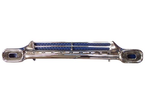 Brothers Trucks Grilles GRL5859 and Grille Inserts, Complete Grille Type, Stock Style, Main Grille Position, Steel, Chrome, Chevrolet, GMC, Each