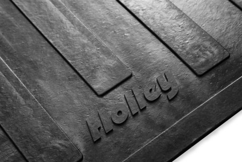 Brothers Trucks Heavy-Duty Bed Mats 06-D100BM Mat, Heavy-Duty, Rubber, Black, Holley Logo, 72.00 in. Length, Fleetside/Styleside, Dodge, Each thumbnail 3