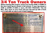 Brothers Trucks Frame Shortening Kits LTSC38776-80 TRUCK BED CONVERSION KIT thumbnail 2