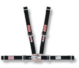 Simpson Quarter Midget Latch & Link 5-Point Harness 29025BK Harness, Midget, Complete, Latch, Wraparound, Roll Bar Mount, Black, Each thumbnail 1