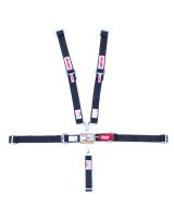 Simpson Quarter Midget Latch & Link 5-Point Harness 29025BK Harness, Midget, Complete, Latch, Wraparound, Roll Bar Mount, Black, Each thumbnail 3