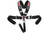 Simpson Camlock 5-Point Harness 29108BK Harness, Complete, Camlock, V-Type, Bolt-In, Roll Bar Mount, Black, Each thumbnail 3