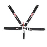 Simpson Camlock 5-Point Harness 29110BK Harness, Complete, Camlock, Individual-Type, Bolt-In, Floor Mount, Black, Each thumbnail 2