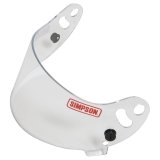 Simpson Replacement Helmet Shields 84300A Shield, Clear, Carbon Devil Ray, Devil Ray Composite, Each thumbnail 1