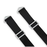 Simpson Latch-Type Shoulder 2-Point Harness 30010BK Racing Harnesses, Harness, Latch and Link, Individual Style, Nylon, 2 in. Wide, Black, SFI 38.1, Bolt-in/Clip-in/Wraparound Design, Each thumbnail 3