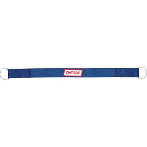 Simpson Axle Straps 35010BK Strap, Black, 2.0 in. Width, 2 ft. Length, 1,300 lbs. Working Load Rated, Loop End, Each