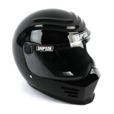Simpson Racing Outlaw Bandit Series Helmets 28315L2 Helmet, Series, Full Face, EPS Liner, Gloss Black, M2015, Large, Each thumbnail 2
