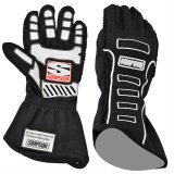 Simpson Competitor Racing Gloves 21300XK-O Driving Gloves, Competitor, X-Large, Black, Outer Seam, SFI 3.3/5, Pair thumbnail 4
