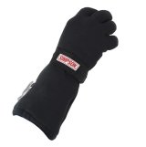 Simpson Holeshot 22 Drag Gloves 37017MK Driving Gloves, 22, Double Layer, Polyester/Leather, Black, SFI 20, Medium, Pair thumbnail 3