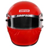Simpson SA2020 SD1 Series Helmets 7950004 Helmet, 2020, Full Face, Red, Gloss Finish, Snell SA2020, X-Small, Each thumbnail 5