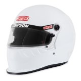 Simpson SA2020 SD1 Series Helmets 7950021 Helmet, 2020, Full Face, White, Gloss Finish, Snell SA2020, Medium, Each thumbnail 1