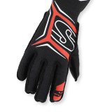 Simpson Magnata Racing Gloves MGZR Driving Gloves, Gloves, One Layer, Nomex®, Black/Red, FIA 8856-2018, SFI 3.5/5, 2X-Large, Pair thumbnail 3