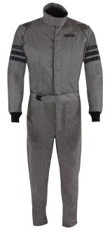 Simpson Racing Classic SFI-5 Driving Suits C405411 Suits, SFI, Men's X- Large, Two Layer, One-Piece, Nomex, Gray, SFI 3.2A/15, Each thumbnail 1