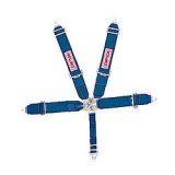 Simpson Latch & Link 5-Point Harness 29061BL Harness, Complete, Latch, Individual-Type, Bolt-In, Floor Mount, Blue, Each thumbnail 1