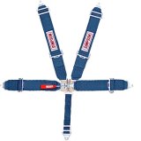 Simpson Latch & Link 5-Point Harness 29061BL Harness, Complete, Latch, Individual-Type, Bolt-In, Floor Mount, Blue, Each thumbnail 2