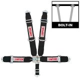 Simpson Latch & Link 5-Point Harness 29063BK Harness, Complete, Latch, Individual-Type, Bolt-In, Floor Mount, Black, Each thumbnail 1