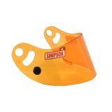 Simpson Replacement Helmet Shields 84304A Shield, Amber, Carbon Devil Ray, Devil Ray Composite, Each thumbnail 4