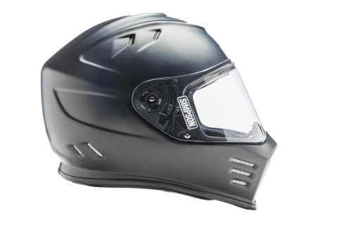 Simpson Ghost Bandit Helmets GBDM3 Helmet, Bandit, Full Face, Moisture-wicking Liner, Matte Black, DOT/ECE Certified, Medium, Each thumbnail 3