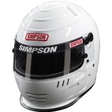 Simpson SA2020 Speedway Shark Series Helmets 7707381 Helmet, Shark, Full Face, Gloss White, Snell SA2020, Large, Each thumbnail 1