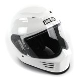 Simpson Speed Bandit Series Helmets SPBM1 Helmet, Bandit, Full Face, White, Gloss Finish, Medium, Each thumbnail 1