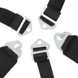 Simpson Racing Harnesses 29102BKH LCL 62" LAP FM 5PT PU HN BLK thumbnail 1