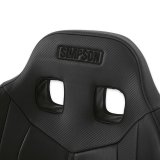 Simpson Pro Sport Off-Road Suspension Seats S107-304 Powersports Seats, ST, Vinyl, Black/Black, Each thumbnail 1