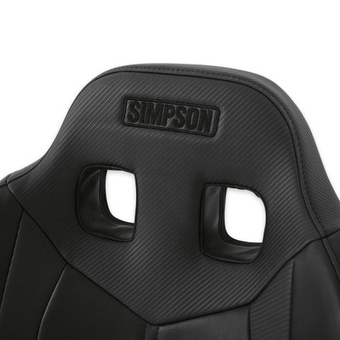 Simpson Pro Sport Off-Road Suspension Seats S107-304 Powersports Seats, ST, Vinyl, Black/Black, Each