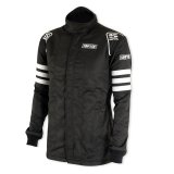 Simpson Racing Classic SFI-5 Jackets C402512 Driving Jacket, Double Layer, Satin/Twill, Nomex®, 2X-Large, Black with White Stripes, Each thumbnail 3