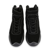 Simpson Racing Turbine Youth Driving Shoes TU0100BK Shoes, Turbine, High-Top, Nomex, Suede, Black, SFI 3.3/5, Size 1, Pair thumbnail 1