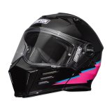 Simpson MOD Bandit USA Radical Series Helmets M59282MD Helmet, Mod Radical, Modular, Black, Pink, Blue, DOT/ECE Approved, Medium, Each thumbnail 4