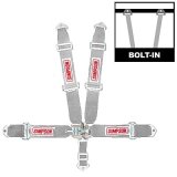 Simpson Latch & Link 5-Point Harness 29063P Harness, Complete, Latch, Individual-Type, Bolt-In, Floor Mount, Platinum, Each thumbnail 1