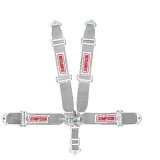 Simpson Latch & Link 5-Point Harness 29063P Harness, Complete, Latch, Individual-Type, Bolt-In, Floor Mount, Platinum, Each thumbnail 2