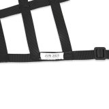 Simpson C5R Driver Window Nets DNC5RLP Net, Left Side, Triangle, Ribbon Style, Polypropylene, Black, SFI 37.1, Each thumbnail 3
