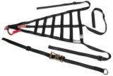 Simpson C5R Driver Window Nets DNC5RLP Net, Left Side, Triangle, Ribbon Style, Polypropylene, Black, SFI 37.1, Each thumbnail 7