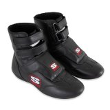 Simpson Stealth Sprint Shoes SP600BK Driving Shoes, Sprint, High-Top, Leather, Nomex Liner, Black, Men's 6, Pair thumbnail 2