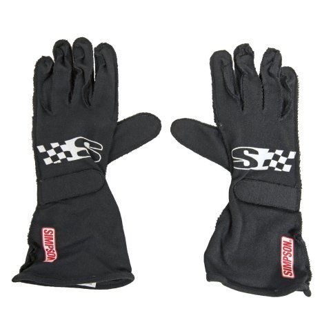 Simpson Super Sport Gloves SSTK Driving Gloves, Sport, Double Layer, Nomex®, Red, SFI 3.3/1, X-Small, Pair
